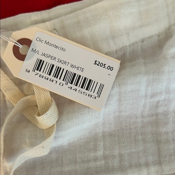 White Ruffled Mini Skirt - Picture 2 of 6